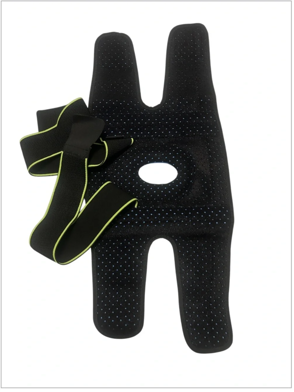Bodyprox Knee Brace Support w/ Straps & Stabilizers Adjustable Blue/Black